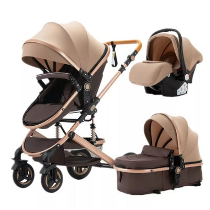 Carucior bebe 3 in 1 Premium LEHMANN landou sport scoica auto pliabil