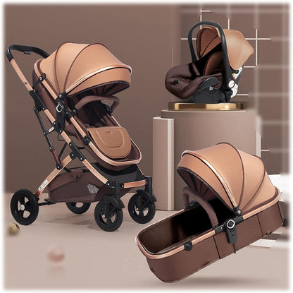 Carucior bebe 3 in 1 Premium LEHMANN landou sport scoica auto pliabil