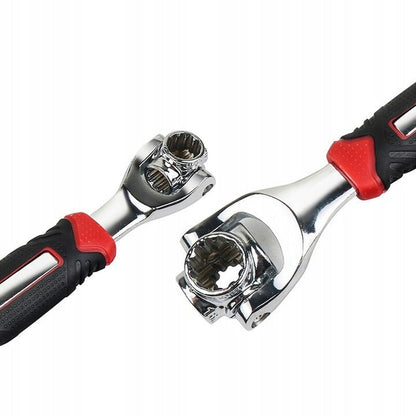 Cheie tubulară multifuncțională 48 în 1 – universală, unghi 45°