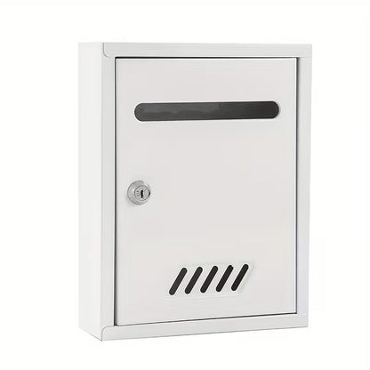 Cutie postala metalica exterior 260x200x75mm cu incuietoare rezistenta la intemperii - Gri