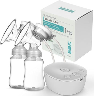 Pompa San Electrica Dubla Yumcute Portabila USB Anti Reflux Fara BPA 3 Moduri
