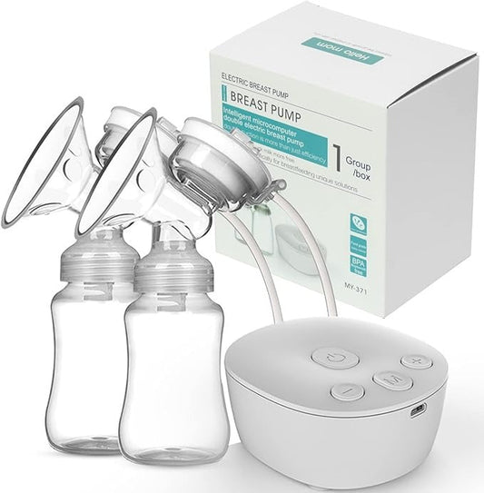 Pompa sân electrică dublă Yumcute – 3 moduri, 9 niveluri, anti-reflux, fără BPA