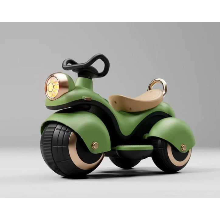 Motocicleta Electrica pentru Copii 12V 7Ah, 2 Motoare, Telecomanda, Bluetooth, Verde si Roz