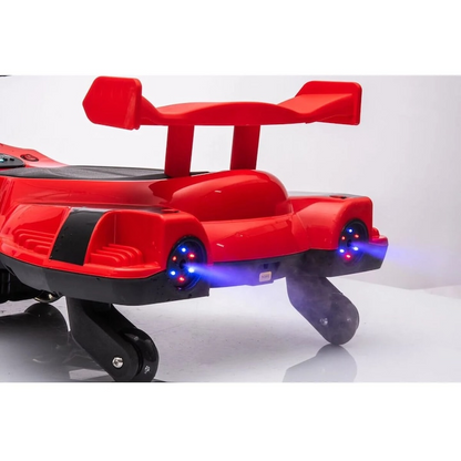 Kart Electric pentru Copii cu Drifting, Bluetooth, MP3 USB, Lumini LED, Efect Fum, 12V 7Ah