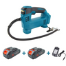 Compresor Auto Profesional Portabil 48V 4Ah, 2 Acumulatori, 890 kPa, 10 L/min