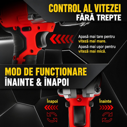 Foarfeca Electrica pentru Tabla, Cutter Metal cu Acumulator, 500W, Taiere Otel si Aluminiu
