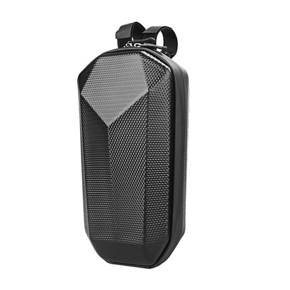 Geanta Impermeabila Trotineta 5L, EVA si Piele, Carcasa Rigida, Negru