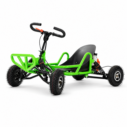 Kart Off-Road pe Benzina, Motor 2 Timpi 82cc/110cc, Viteza 35 km/h, Suspensii, Frana Disc