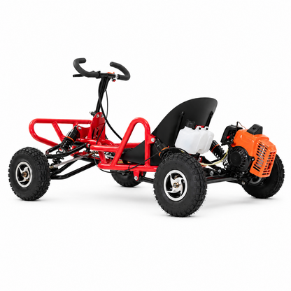 Kart Off-Road pe Benzina, Motor 2 Timpi 82cc/110cc, Viteza 35 km/h, Suspensii, Frana Disc