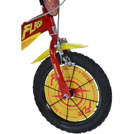 Bicicleta Copii Flash DB-614-FH Dino Bikes 16 Inch, Roti Ajutatoare, Aparatori, Sticla Apa