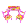 Set Masuta cu 2 Scaune pentru Copii, MDF, Roz cu Alb, 59x39x40 cm, Mobilier Camera Copii (Copy)
