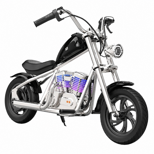 Mini Chopper Electric YJS618 Plus pentru Copii, 24V, Motor 1000W, 25 km/h, Roti Pneumatice, 5-12 Ani, Roti ajutatoare