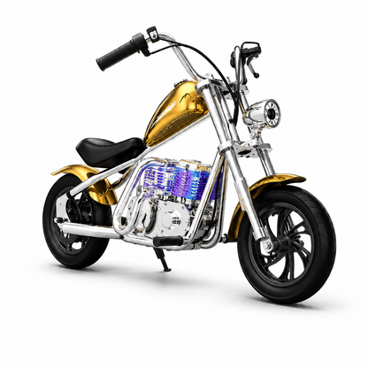 Mini Chopper Electric YJS618 Plus pentru Copii, 24V, Motor 1000W, 25 km/h, Roti Pneumatice, 5-12 Ani, Roti ajutatoare