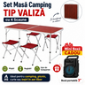 Set Masa Camping cu 4 Scaune – Pliabil, Reglabil, Usor de Transportat + Mini Boxa Cadou