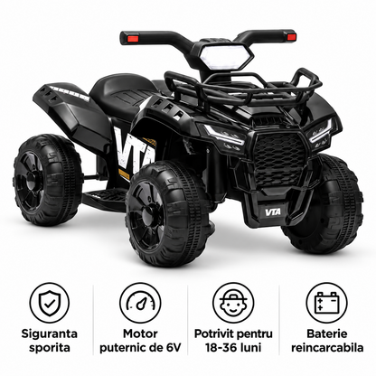 Pachet WOW pentru Copii Activi – ATV Electric + Trambulina, Distractie Dubla la Doar 499 Lei