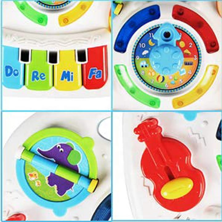Masuta de Activitati Interactiva Toy Box, Pian cu Lumini si Sunete, Jucarie Educativa, 1+, Multicolor