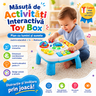Masuta de Activitati Interactiva Toy Box, Pian cu Lumini si Sunete, Jucarie Educativa, 1+, Multicolor