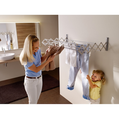 Uscator Rufe JUWEL RuckZuck 60 – Compact, Retractabil si Ideal pentru Spatii Mici