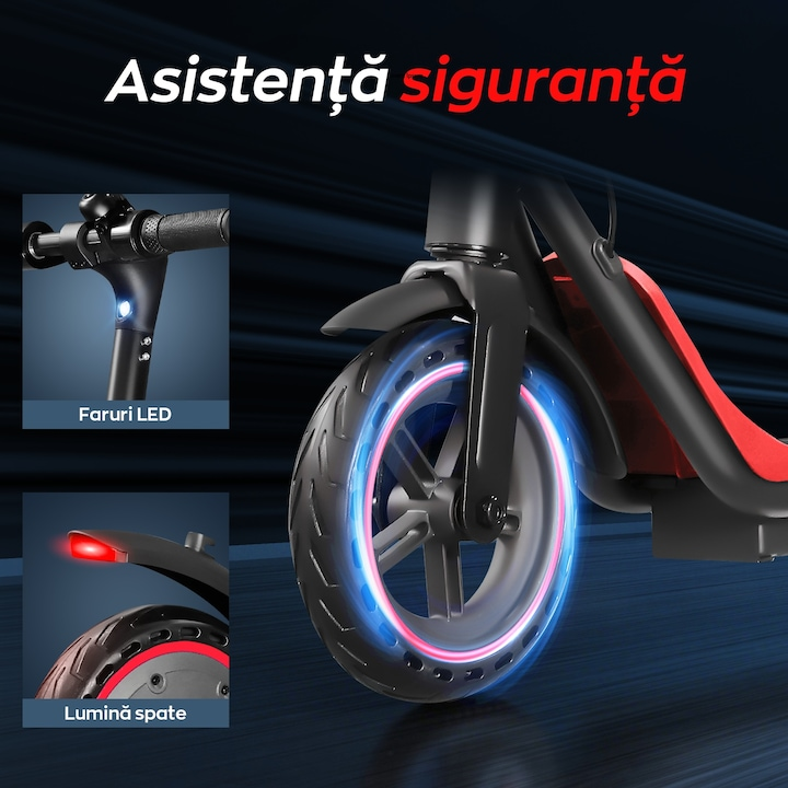 Trotineta Electrica M2 Pro – Motor 500W, Roti 8.5 Inch, Autonomie 22 km si Design Sport