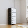 Dulap modular 4 rafturi - organizator incaltaminte 124x42x29 cm