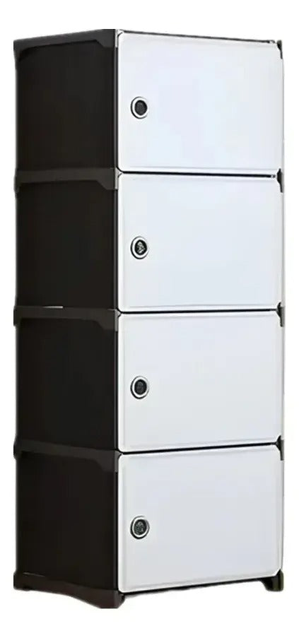 Dulap modular 4 rafturi - organizator incaltaminte 124x42x29 cm
