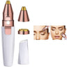Epilator facial & trimmer sprâncene 2-în-1, cu LED, USB, portabil