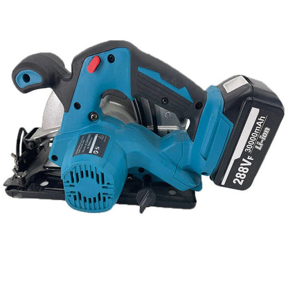 Fierăstrău circular fără fir 18V, 165 mm, 7 inch, 2 acumulatori 30000 mAh