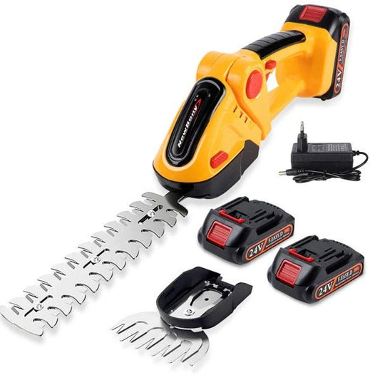 Foarfeca electrica cu 2 acumulatori 12V/5Ah – pentru tuns gard viu