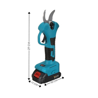 Foarfecă electrică grădină 48V – 2 baterii, 2 lame oțel carbon, vie și crengi