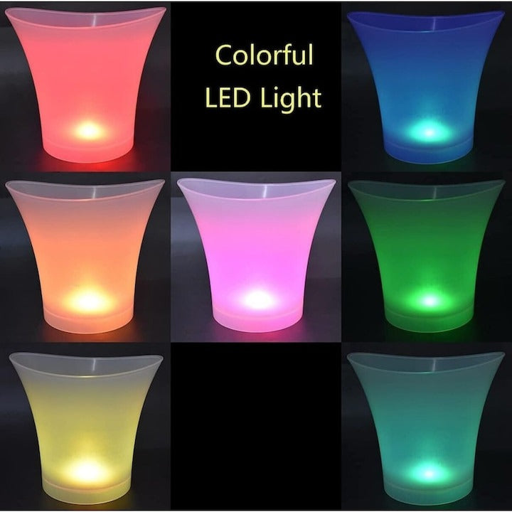 Frapieră gheață 7L – cu iluminare LED și boxă wireless integrată