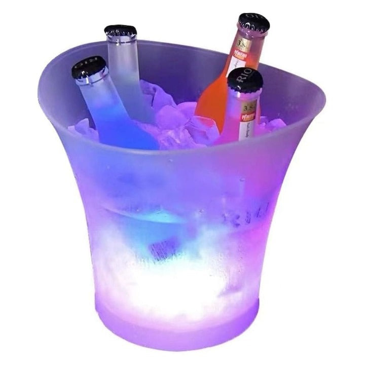 Frapieră gheață 7L – cu iluminare LED și boxă wireless integrată