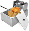 Friteuza electrica inox 6L – termostat reglabil, uz casnic și comercial