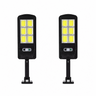 Set 2 Lampi Solare Stradale 120 LED – Iluminare Puternica, Telecomanda Smart si Senzor de Miscare