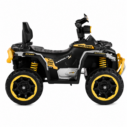 ATV Electric 4x4 Pentru 2 Copii – Putere Off-Road, Roti EVA si Telecomanda Parentala, Suspensii