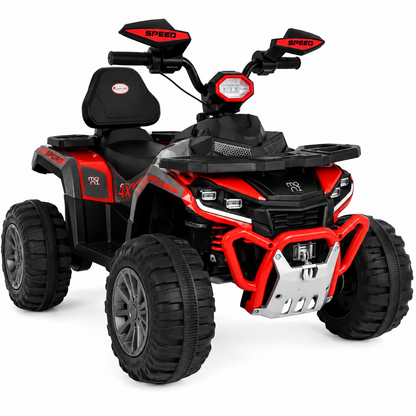ATV Electric 4x4 Pentru 2 Copii – Putere Off-Road, Roti EVA si Telecomanda Parentala, Suspensii