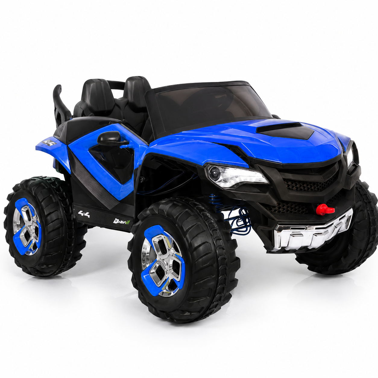 Masinuta Electrica Off-Road 4x4 Pentru Copii – 2 Locuri, 4 Motoare 45W, Roti EVA, Telecomanda si Lumini LED