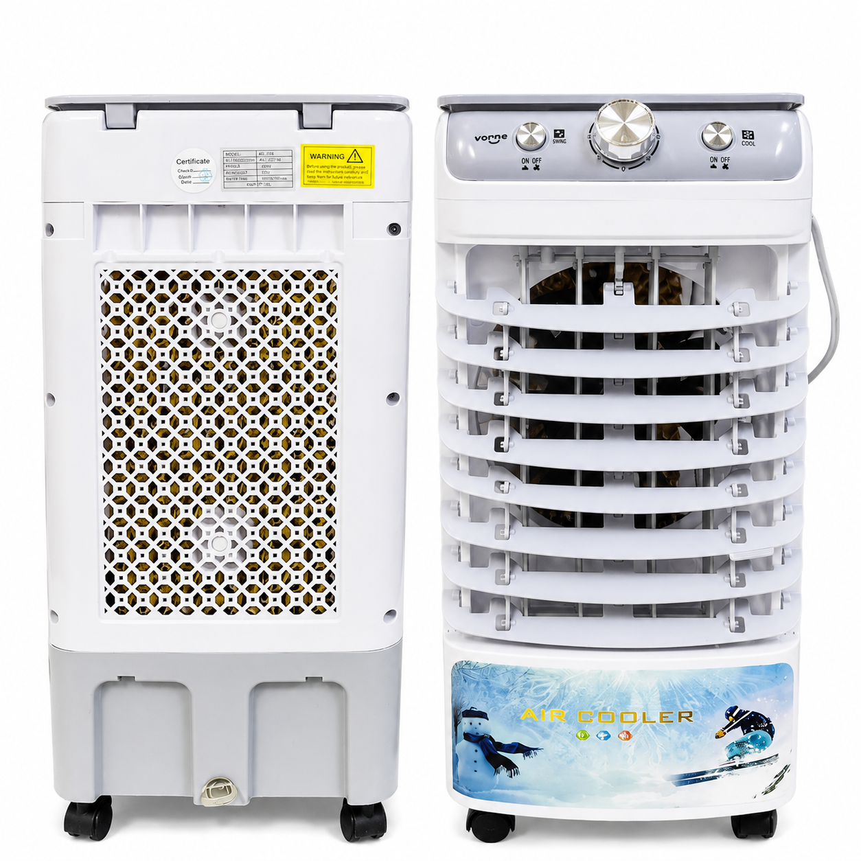 Racitor de Aer Portabil VONNE 10L cu Umidificare, 3 Viteze, Ventilator Evaporativ 220V