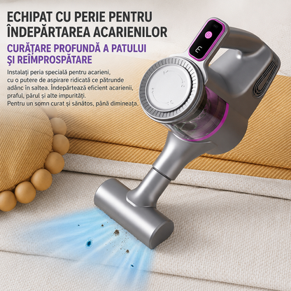 Aspirator Vertical fara Fir 2-in-1 – Aspirare si Mop Intr-un Singur Pas, 100W, Filtru HEPA