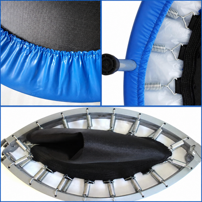 Trambulina Copii 97 cm, Cadru Otel, Plasa Nylon, Suporta 70 kg, Interior Exterior