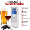 Alcool Tester Digital Premium – Rezultat Rapid, Display LCD, Termometru si Ceas Incorporat