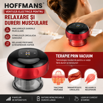Aparat Masaj Guasha Body Cupping 3 in 1 Vacuum Incalzire Premium