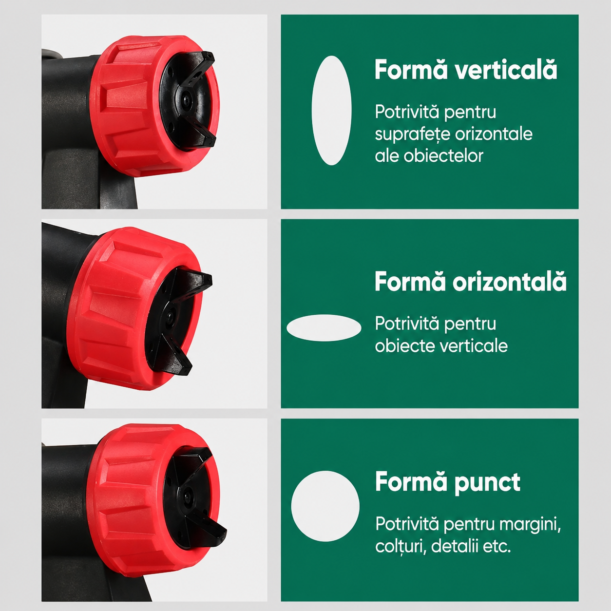 Aparat Profesional de Vopsit Electric 800W – Pulverizare Perfecta, 2 Duze si Cupa 800ML