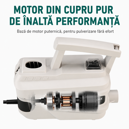 Aparat Profesional de Vopsit Electric 800W – Pulverizare Perfecta, 2 Duze si Cupa 800ML