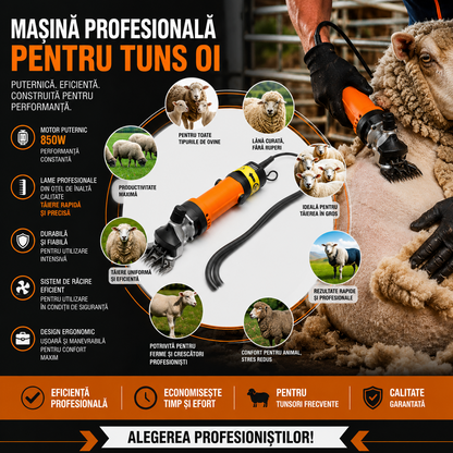 Masina electrica de tuns oi 850W, 2800RPM, lame laser, racire integrata