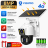 Camera Solara Dual Lens 4K – Varianta 4G Sau WiFi, Card 32GB Inclus si Control Inteligent Din Telefon