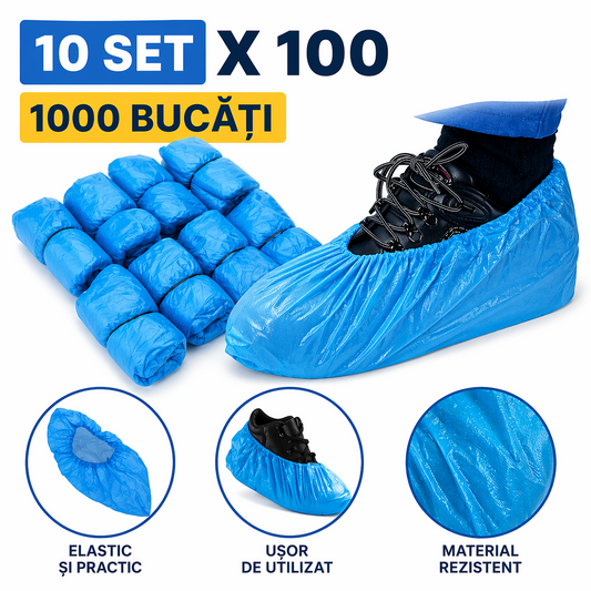 Pachet promo botosei unica folosinta 1000 bucati acoperitori pantofi protectie igiena