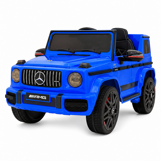 Masinuta electrica copii Mercedes G63 AMG 12V telecomanda roti EVA 2 motoare 3-8 ani