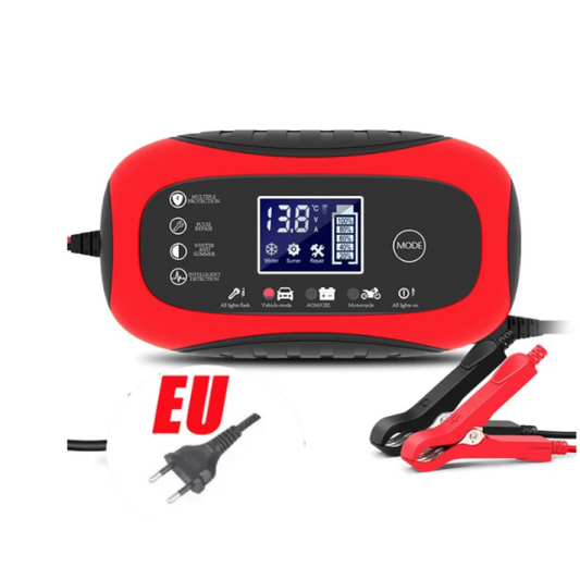 Incarcator Inteligent pentru Baterii Auto 12V 6A – Redresor Automat cu Protectii Complete