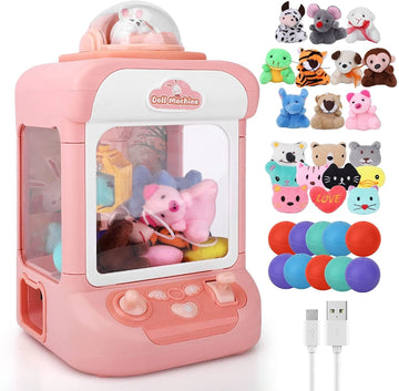 Mini joc arcade cu cleste pentru copii si familie cu 20 jucarii