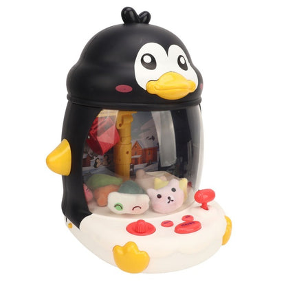 Jucarie mini masina prins papusi cu 8 figurine interactive model pinguin